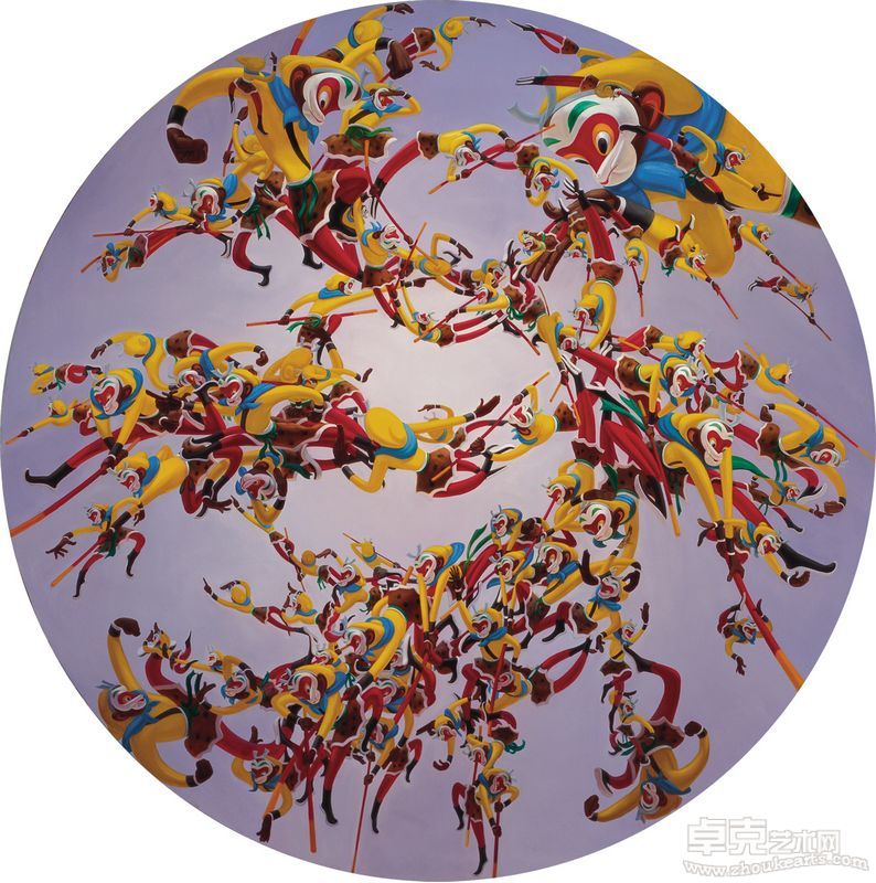 2011.7.22_直径200cm Diameter200cm_布面油画Oil On Canvas_2011