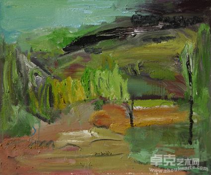钟毓 _ 甘南小风景系列 2 _ 100cmx120cm _ 布面油画 _ 2011年