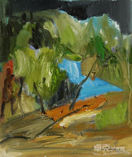 钟毓 _ 甘南小风景系列 1 _ 100cmx120cm _ 布面油画 _ 2011年