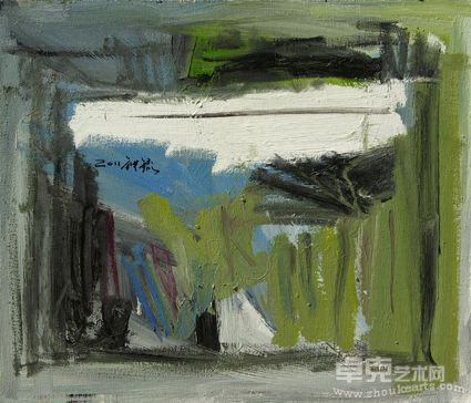 钟毓 _ 风景小品系列 1 _ 60cmx70cm _ 布面油画 _ 2011年
