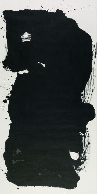墨言 王冬龄 宣纸、水墨 2450x1240cm 2012年
