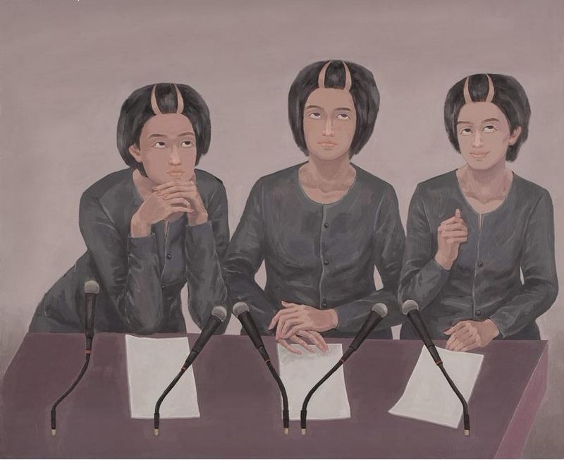 王淑平   G20峰会4   布面油画   2010