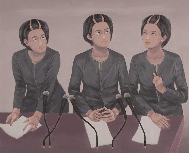 王淑平  G20峰会2  布面油画  2010