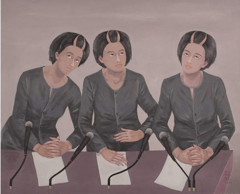 王淑平  G20峰会1  布面油画  2010