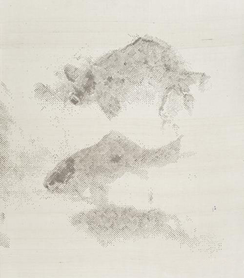 李威 2011年 放生池画记 绢本水墨 88cm1×00cm
