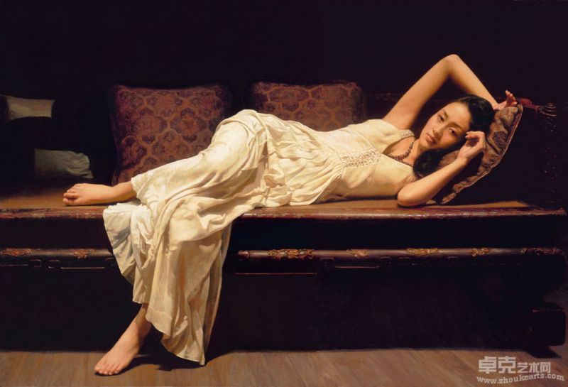 张义波《白衣少女》，2011