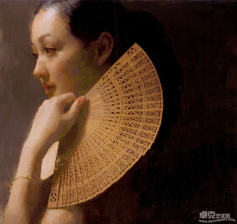陈衍宁《少女和扇》，2009