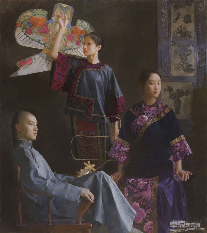 陈衍宁《雪芹弄筝》，2010