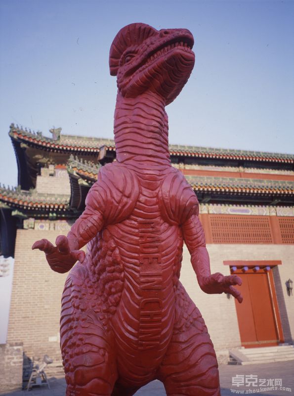 隋建国作品：Made in China Painting Fiberglass 310cm 1999