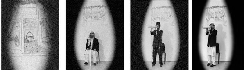 录像 黑白无声 Oh Jerusalem, Video loop, 4.20 minutes, pal, B&W silent, 2005