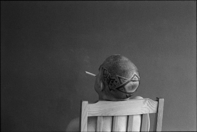 仿杜尚  银版白明胶  负片  照片印刷 After Duchamp, silver gelatine negative, Lambda print,  70cmx46.86cm  2000