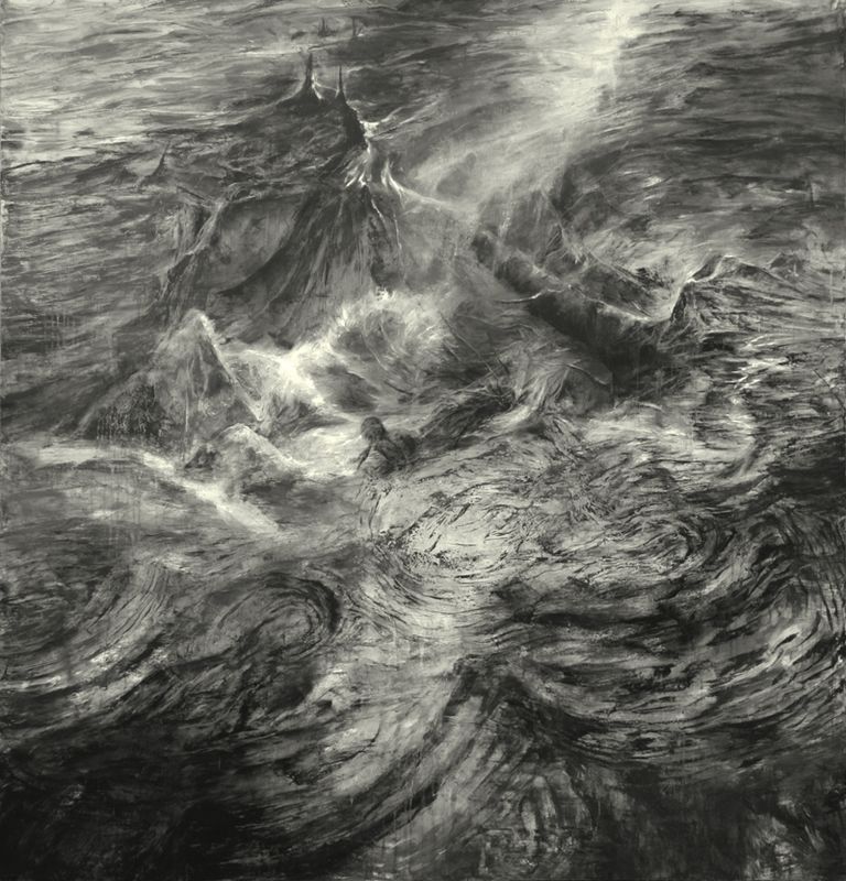 密林 no.15 布面油画 Deep Forest no.15 180x170cm 2010