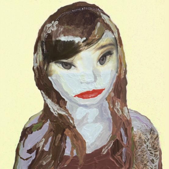 少女 布面油画 50-50cm 2011
