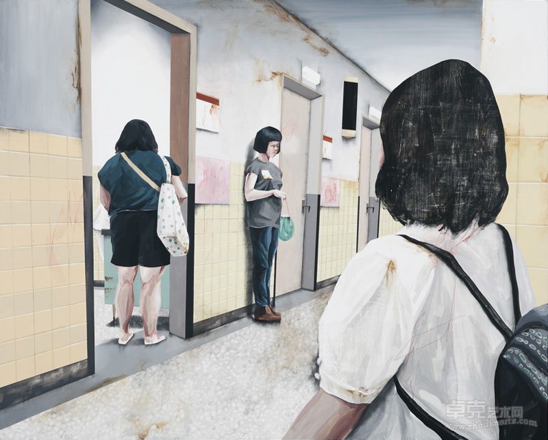 时永骏 日常体制.C1——候诊室 2012 布面丙烯 130 × 162 cm