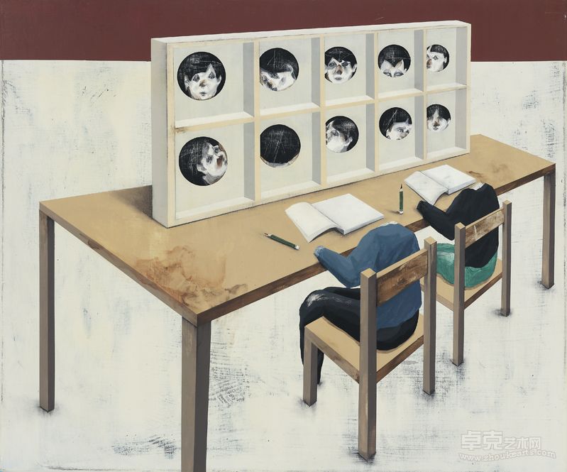 时永骏 阅读习惯.C——面试 2012 布面丙烯 60 × 72.5 cm