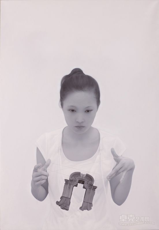 刘子宁-红城系列之九 Red City-9-195cmx135cm布面油画Oil on Canvas2009-2010