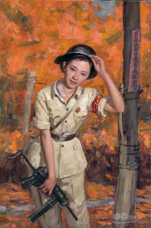 枫 布面油画2009 4