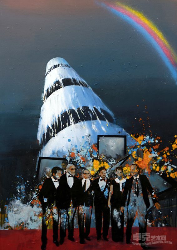 杨方伟 通天塔No.2 Endless Tower No.2 140x100cm 布面油画 2011