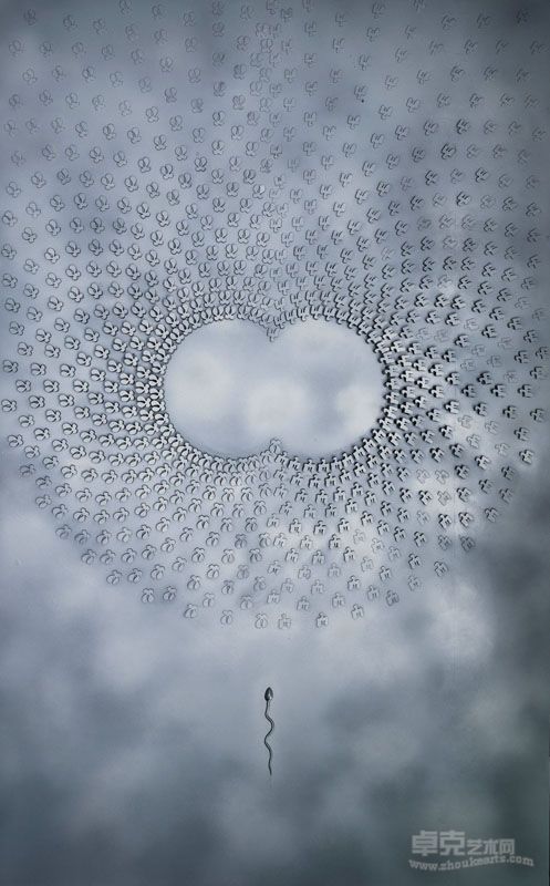 生命之三  2.4m*1.5m  2010年