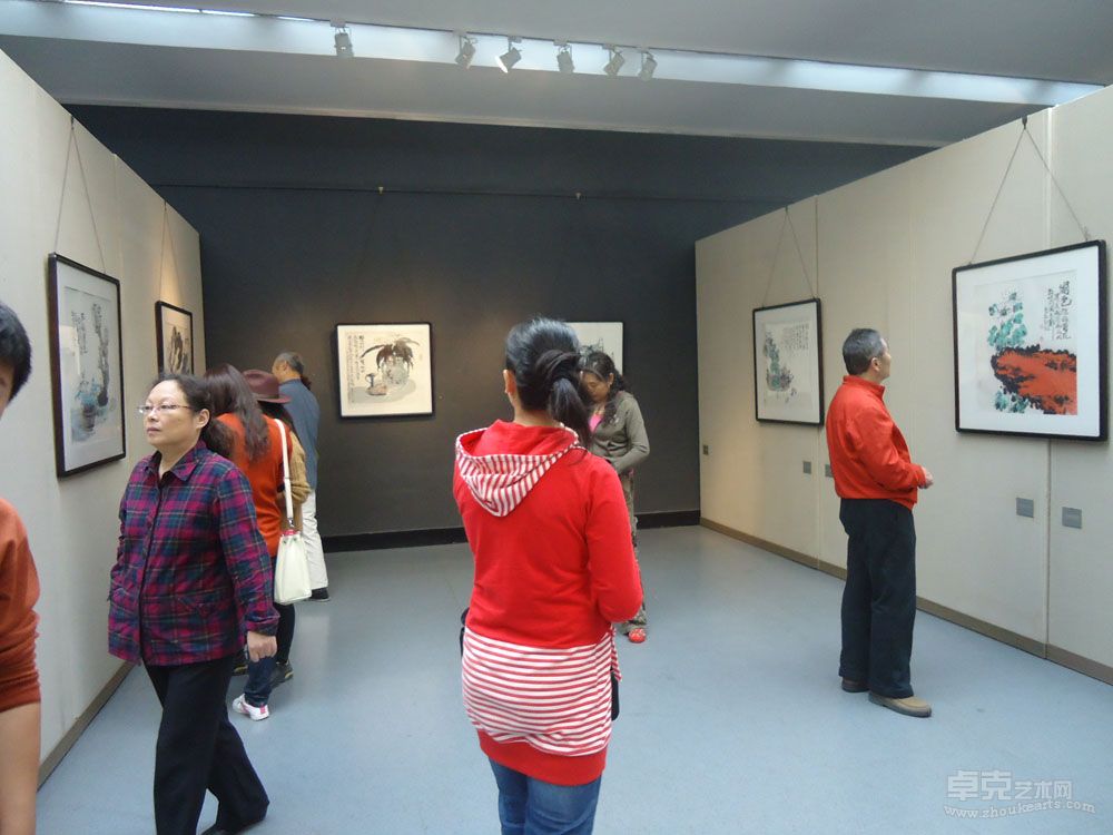 2012年10月19日上午10点，合肥久留米美术馆，中国当代书画名家王梦龙﹣故乡行花鸟画展开幕 33