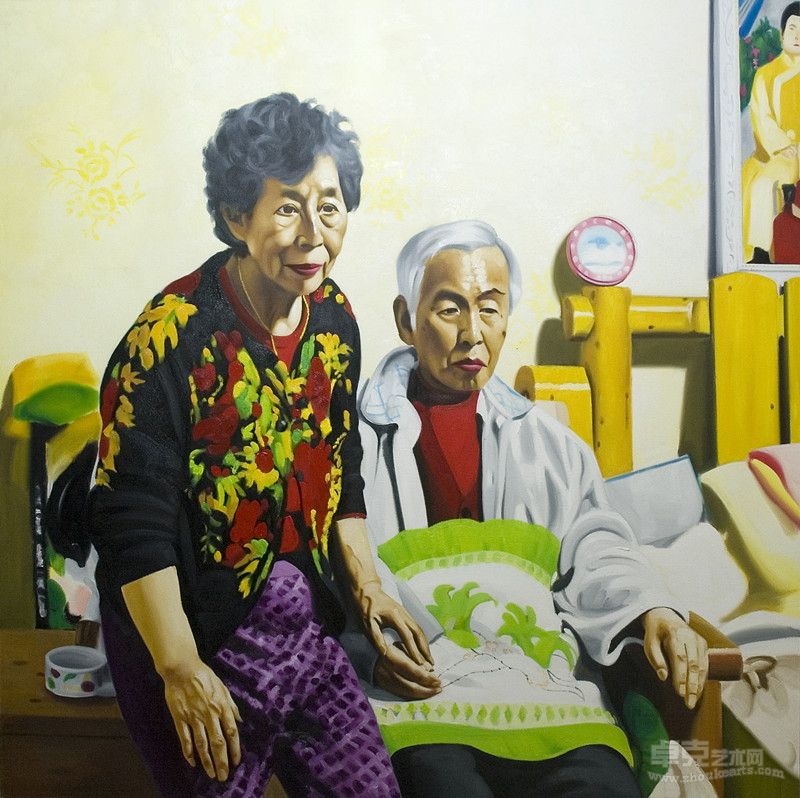 他們 4  200×200cm 布面油畫  2012