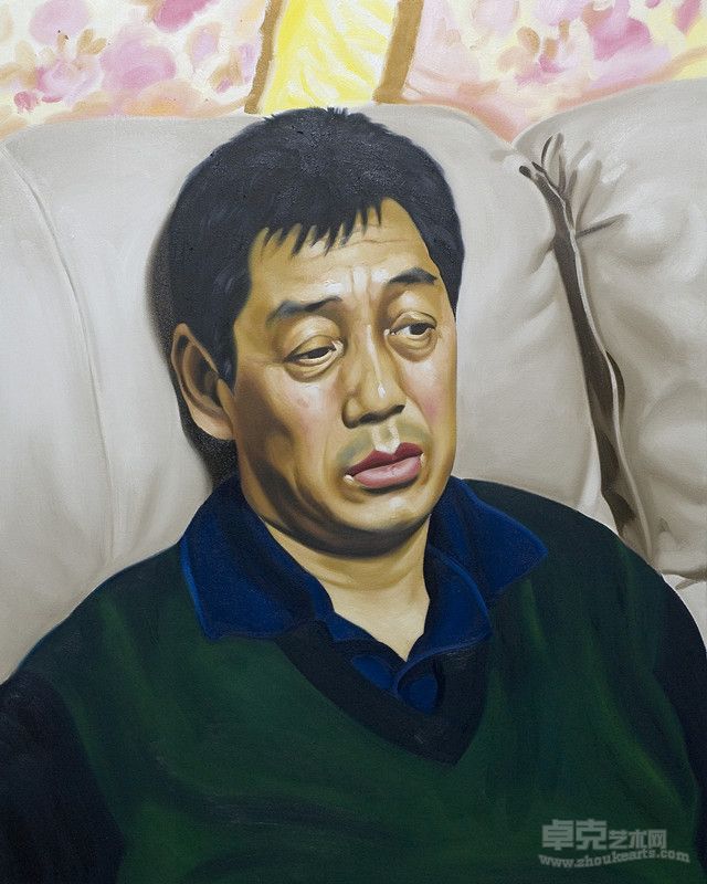 中年男人2     80×100cm 布面油畫    2012
