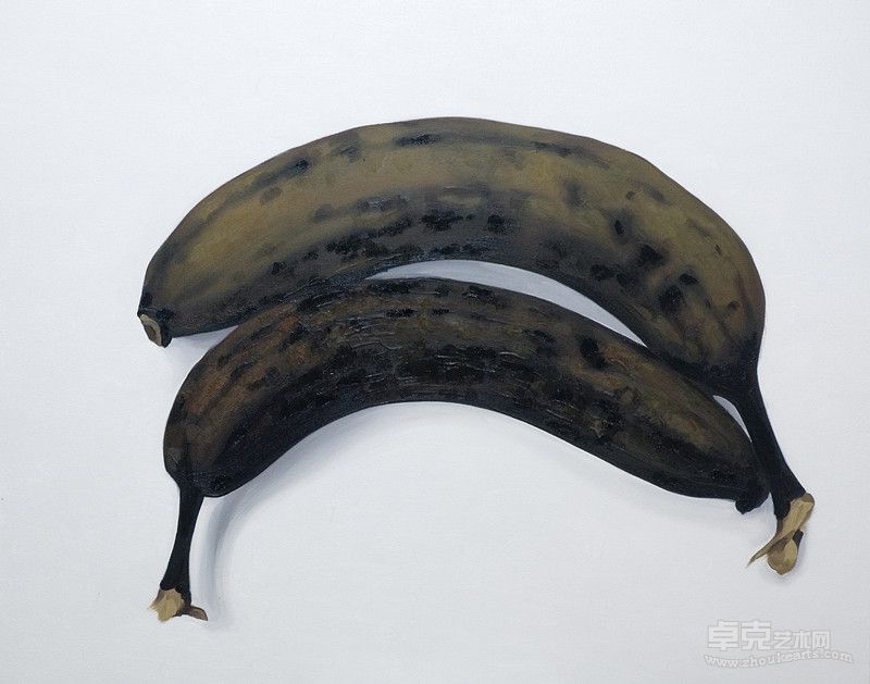 兩根香蕉  80×100cm 布面油畫  2012