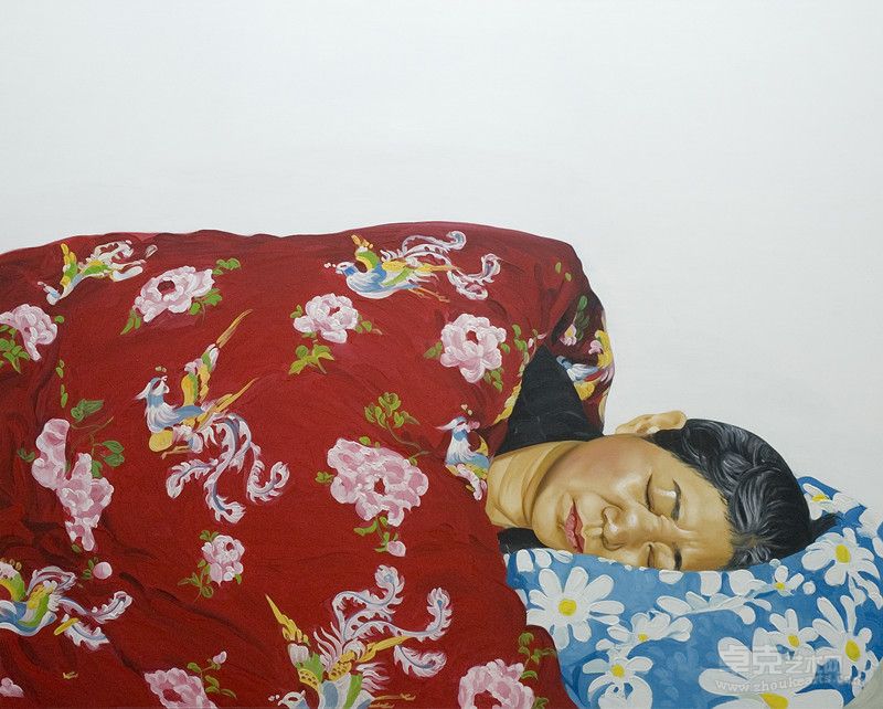 睡覺的女人  150×120cm 布面油畫  2012