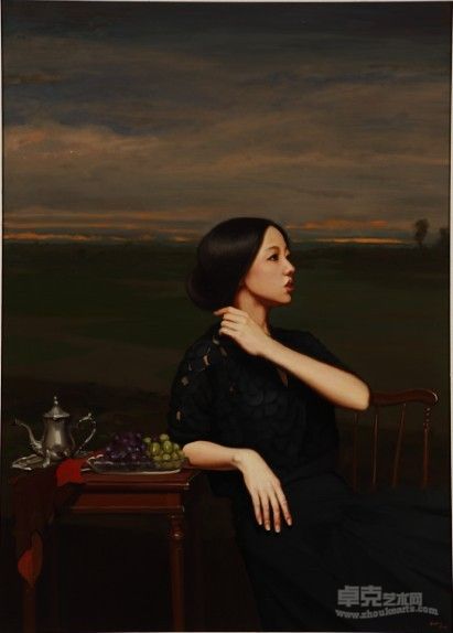 杨路加 《葡萄》 160X115cm  2012年 布面油画
