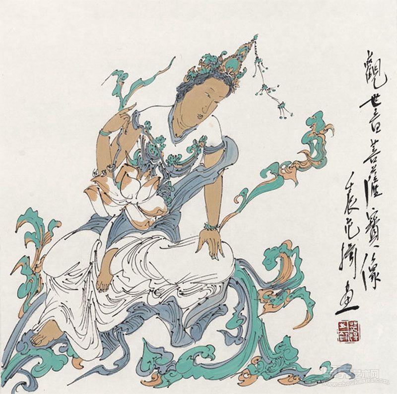 范扬  观音宝像-2 35-35cm 2012年