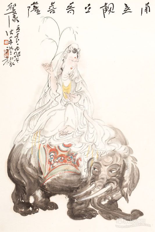 刘西洁 观音菩萨宝像 45-68cm