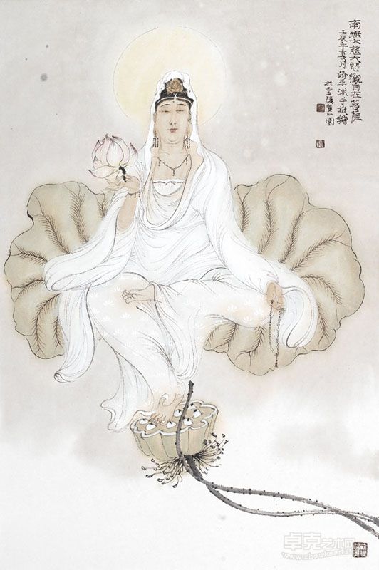 秦修平 南无大慈大悲观自在菩萨 70-46cm 2012年
