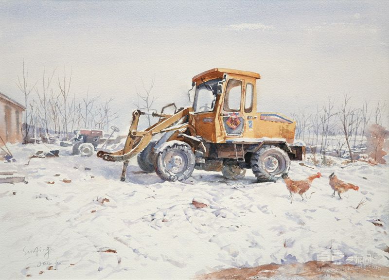 孙青 家乡的瑞雪