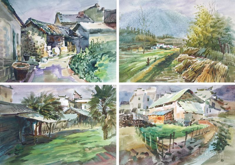 汪安康 《乡村》组画