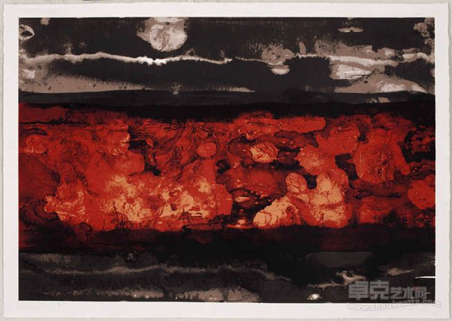 无常 丝网版画 103x71cm 2012