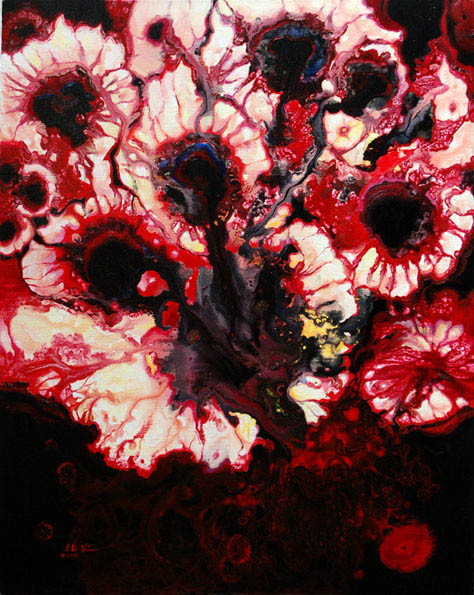 欲望花园NO.4 布面油画 100x80cm 2010