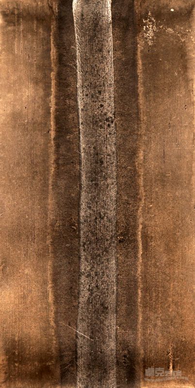 作品 073,纸本媒介，2012，200x100cm