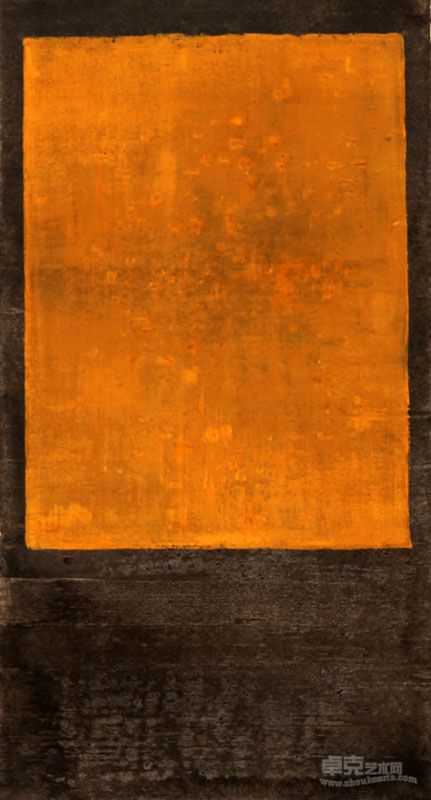 作品 041,纸本媒介，2012，200x100cm