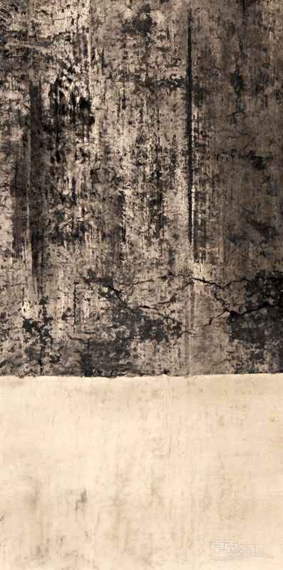 作品 011,纸本媒介，2012，200x100cm
