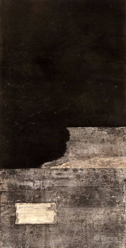 作品 007,纸本媒介，2012，200x100cm