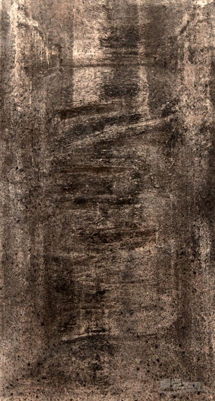 作品 003,纸本媒介，2012，200x100cm