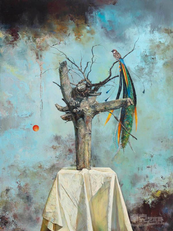 化鳳 200x150cm 油畫2012