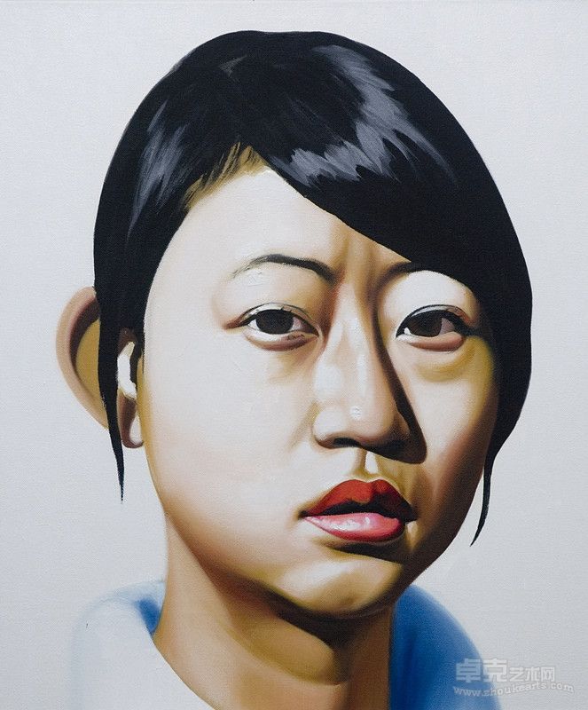 女孩 A girl  50×60cm 布面油画 Oil on Canvas  2012