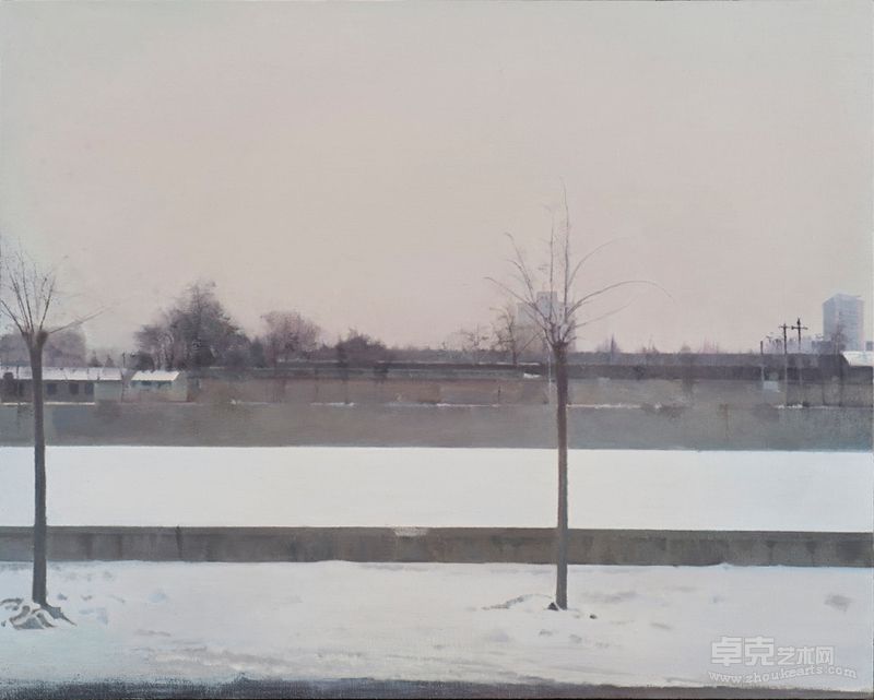 在路上，100cmX80cm   2010年