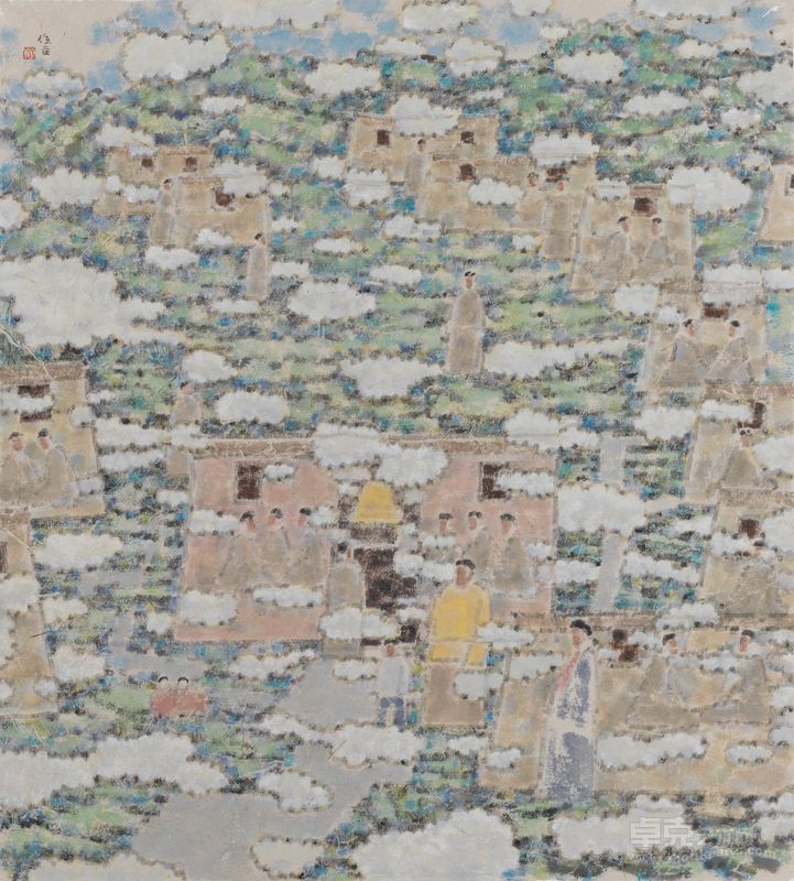 刘牧 瑞云图 102×90cm 2012