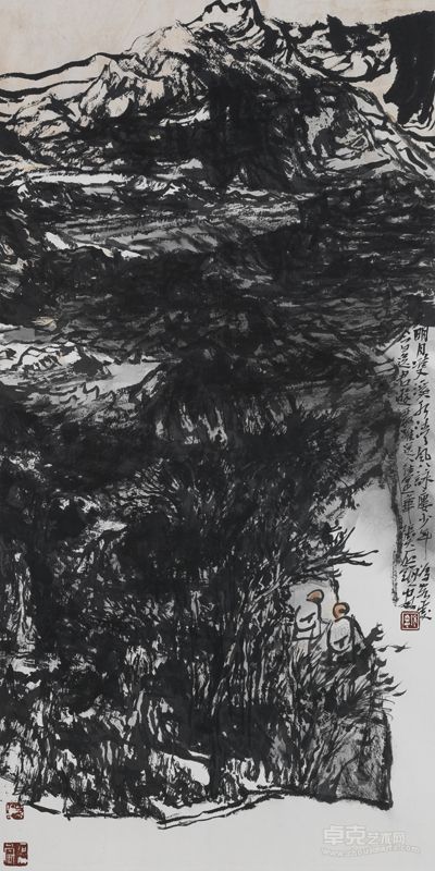 张志民 怀古笔墨情－4 99×53cm 2012年