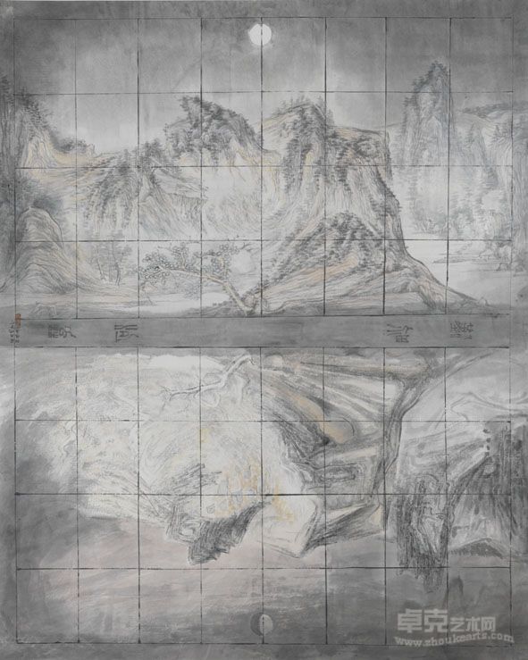 胡应康  山水－3 182×145cm 2012年.