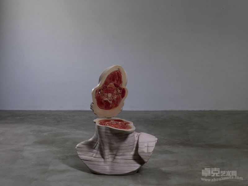 曹晖  如果我是（二）树脂、纤维、丙稀等综合材料 117×85×75cm×38   2011-2012（5）