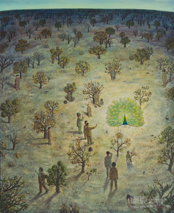 石磊 春 2011 布面丙烯 220 × 180 cm