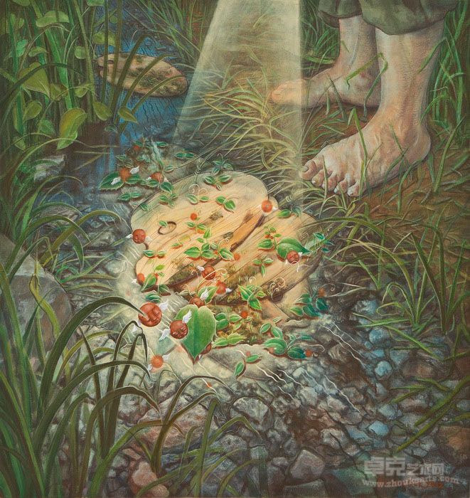 石磊 小世界2012 2012 布面丙烯 100 × 95 cm